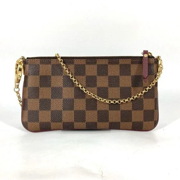 LOUIS VUITTON Damier Pochette Mira MM Accessory Pouch Chain Shoulder Bag - Picture 2 of 15